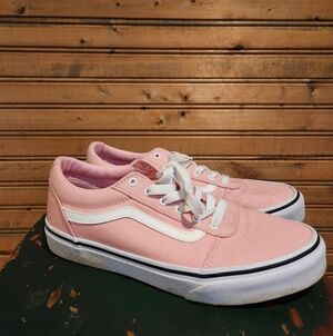 Vans-Pink and White